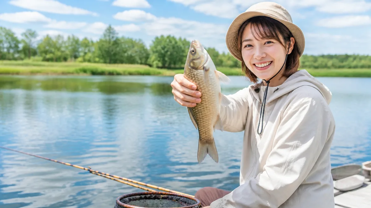 大島へら釣場は初心者でも釣れる?|料金800円から始める仕掛け・エサ・攻略法ガイドのアイキャッチ画像
