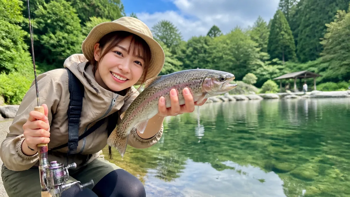 マス釣り初心者が愛知の管理釣り場で失敗しないための道具選びの解説画像