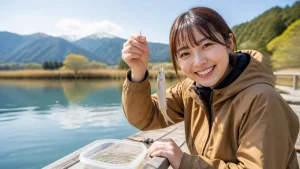 ワカサギ釣りは琵琶湖周辺が穴場！余呉湖の桟橋釣り＆すくいで楽しむ2つの方法のアイキャッチ画像