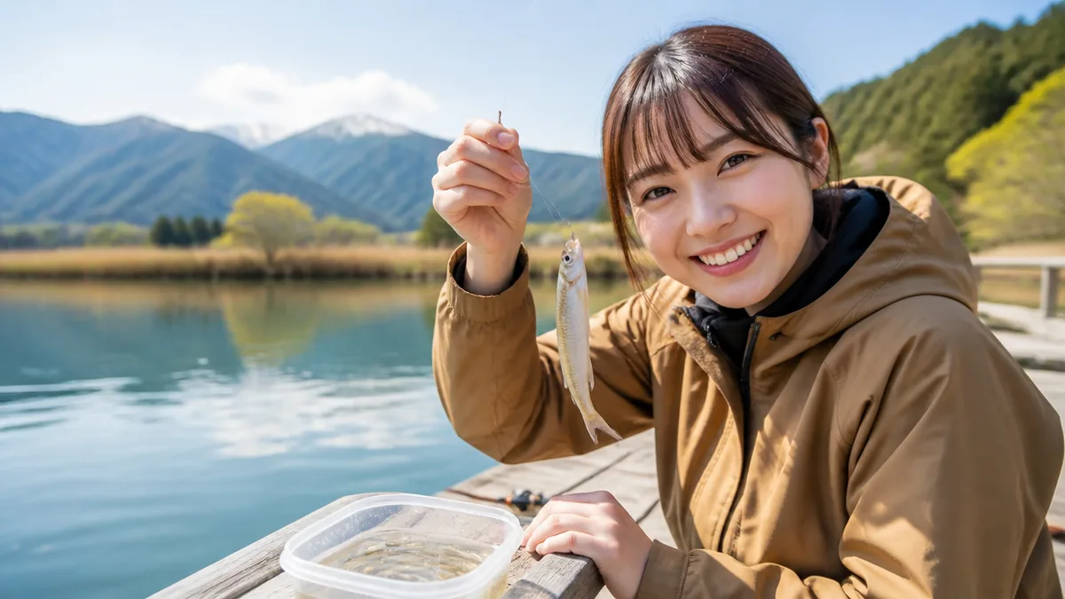 ワカサギ釣りは琵琶湖周辺が穴場!余呉湖の桟橋釣り&すくいで楽しむ2つの方法のアイキャッチ画像