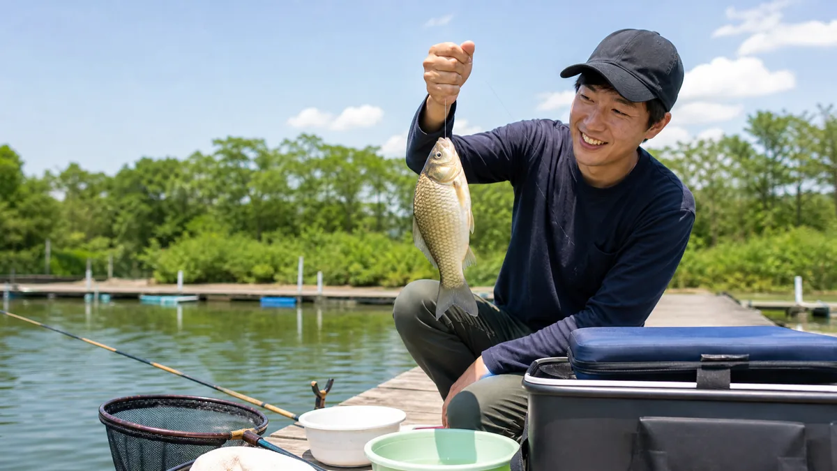ヘラブナ釣り堀に必要な道具と予算｜5,000円から揃う最低限セットの解説画像