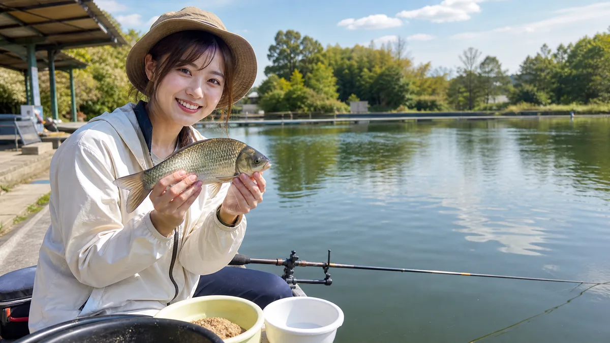 ヘラブナ管理釣り場と野釣りはどっちが初心者向き?|料金・設備・魚影の濃さで比べてみたの解説画像