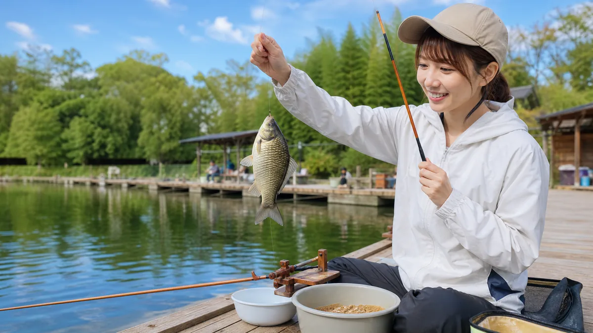 失敗しないヘラブナ管理釣り場の選び方|「放流量」と「桟橋の広さ」が決め手の解説画像