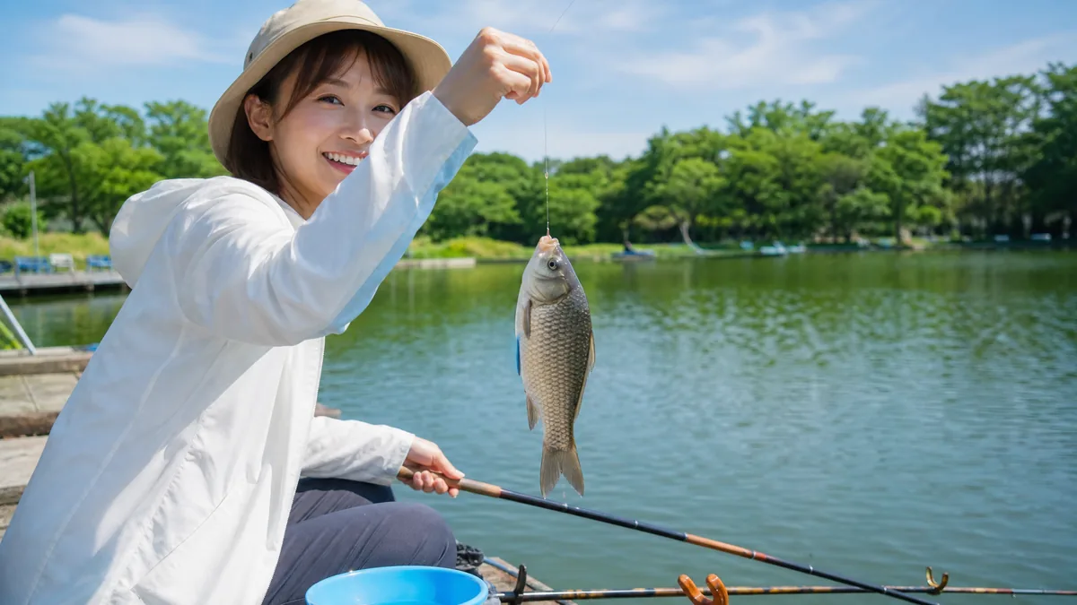 武蔵の池での仕掛けセッティング｜底釣り・宙釣り・段差の底釣りを使い分けるの解説画像