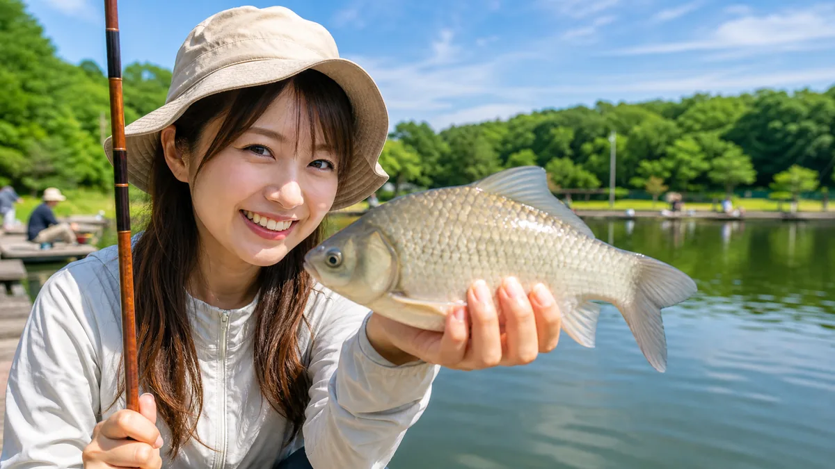武蔵の池の席選びで釣果が変わる｜中央桟橋と外周席の特徴を比較するの解説画像