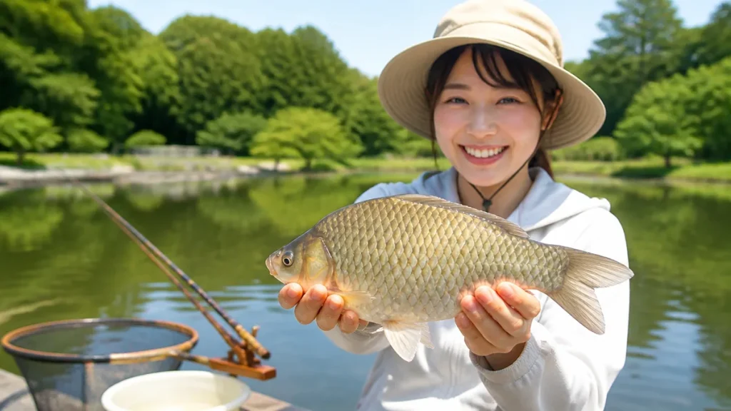 三楽園のへら釣りは池選びが9割｜初心者でも40cm級が狙える完全攻略ガイドのアイキャッチ画像