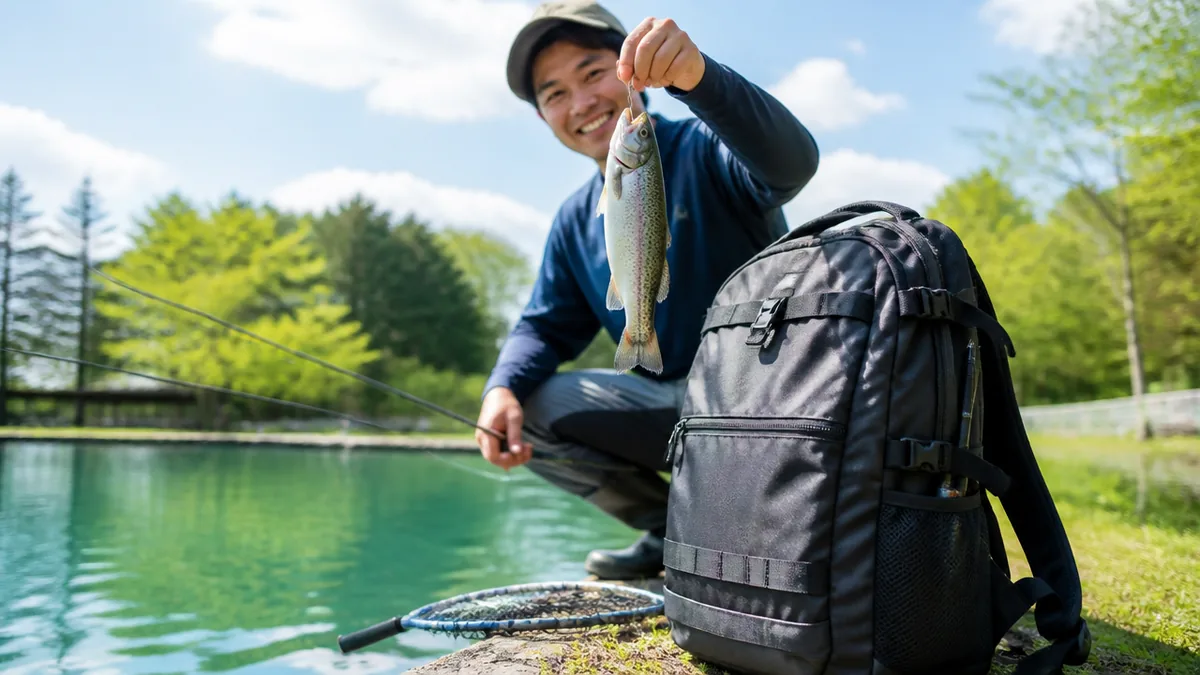 釣りリュックの選び方は容量と防水がカギ｜釣りスタイル別おすすめと失敗しないコツのアイキャッチ画像