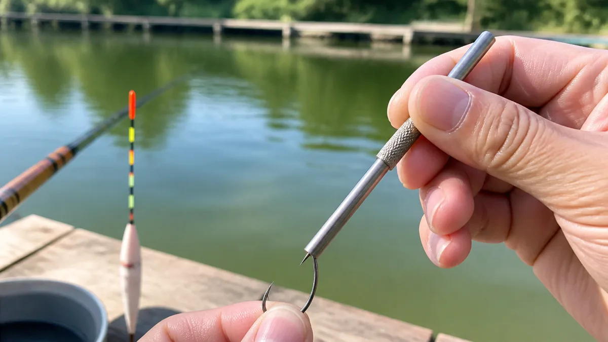 フックシャープナーとは?釣り針の刺さりを左右する小さな必需品の解説画像