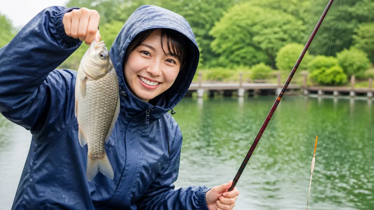 雨の日の釣りに必須のレインウェア選び｜耐水圧と透湿性の数値目安の解説画像