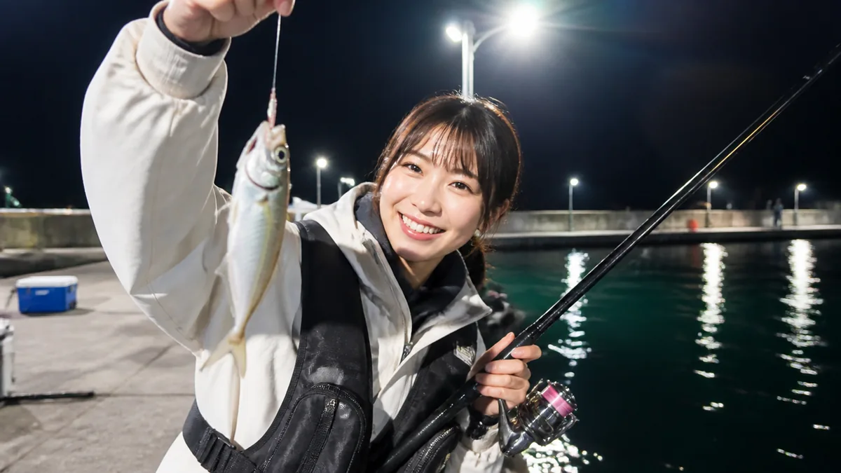 夜サビキは常夜灯の真下が9割｜初心者でも数釣りできる時間帯と仕掛けのコツのアイキャッチ画像