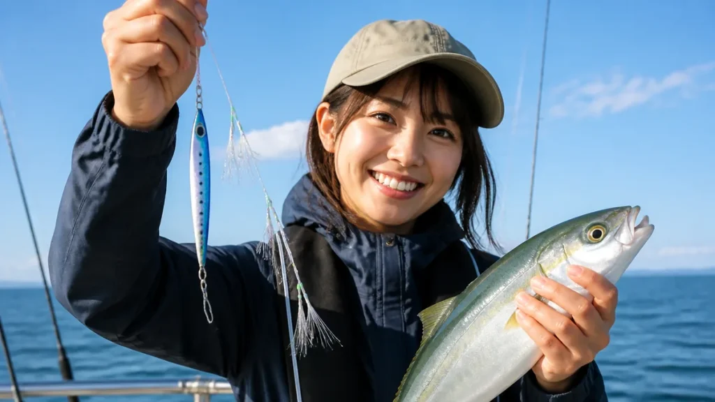 ジグサビキ仕掛けは3点つなぐだけ｜初心者が青物もアジも狙える作り方と釣り方ガイドのアイキャッチ画像