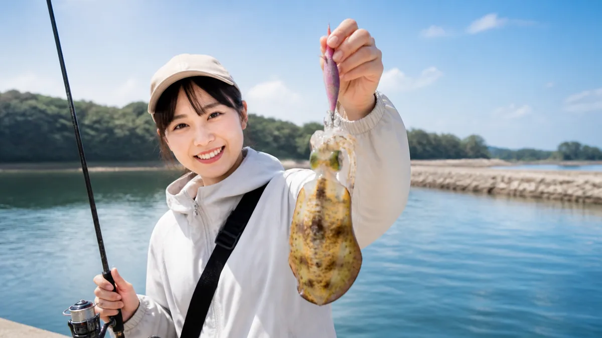 エギングとはどんな釣り?アオリイカを陸から狙うルアーゲームの基本の解説画像