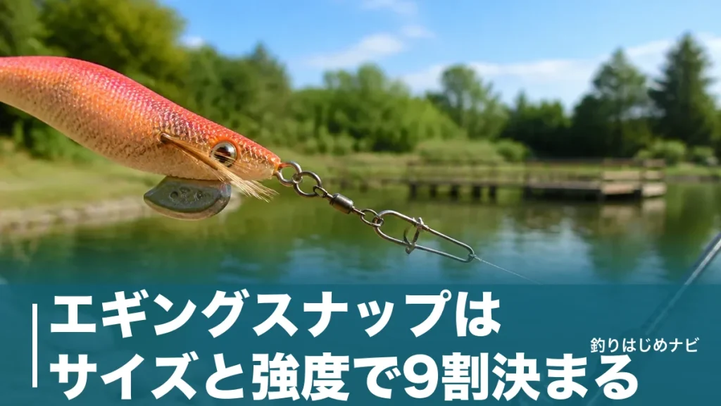 エギングスナップはサイズと強度で9割決まる｜初心者が失敗しない選び方と定番モデル徹底比較のアイキャッチ画像