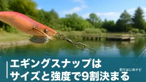エギングスナップはサイズと強度で9割決まる｜初心者が失敗しない選び方と定番モデル徹底比較のアイキャッチ画像