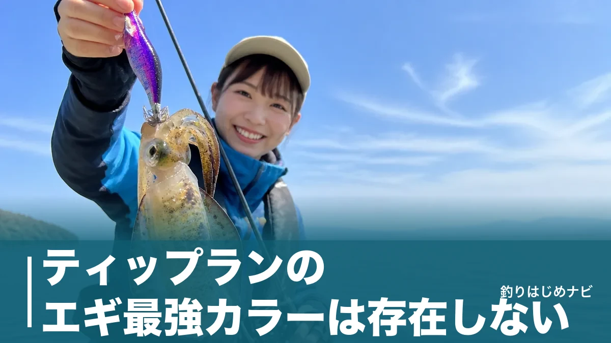 ティップランのエギ最強カラーは存在しない?潮と光で選ぶ3系統と実績エギ5選のアイキャッチ画像