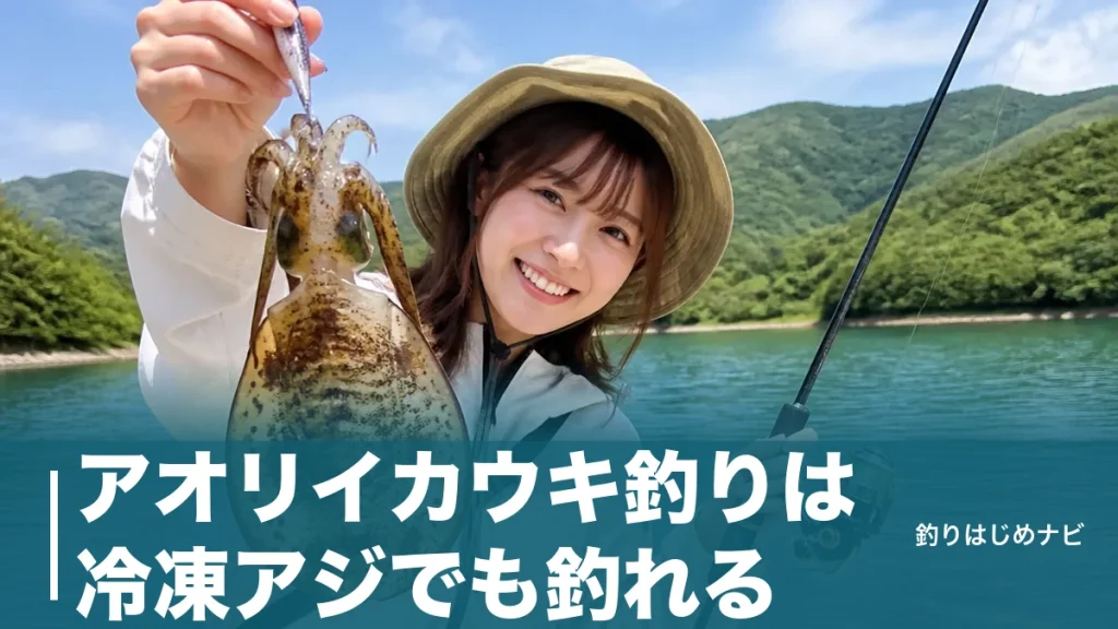 アオリイカウキ釣りは冷凍アジでも釣れる｜初心者向け仕掛け・タナ・コツ完全ガイドのアイキャッチ画像
