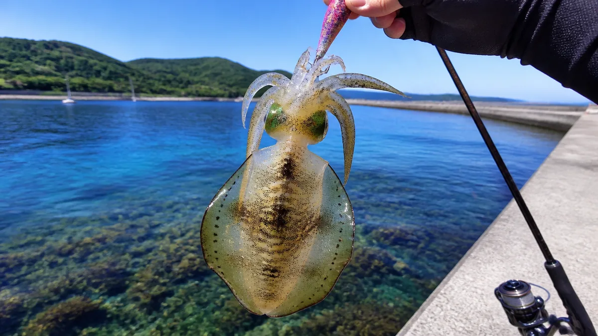 イカの釣れる場所は「藻・潮・光」の3条件で9割決まるの解説画像