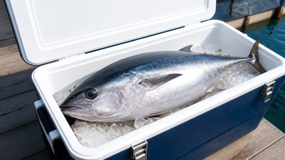 マグロが入るクーラーボックスは60Lが分岐点｜内寸の長さで決まる容量選びの正解のアイキャッチ画像