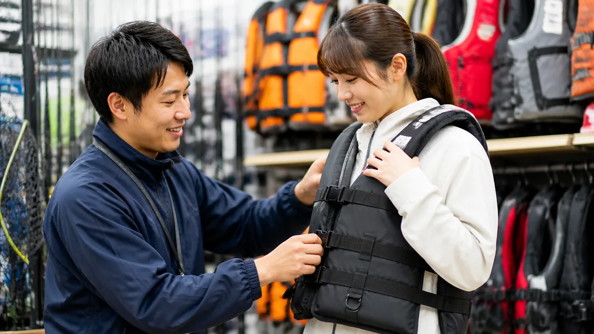 釣具専門チェーンの実店舗｜サイズを合わせて買える場所の解説画像