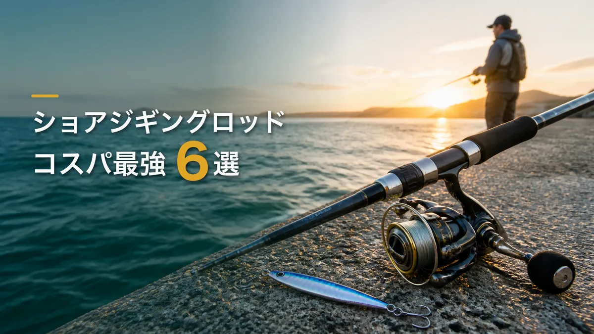 ショアジギングロッドのコスパ最強はどれ?予算別に編集部が選んだ6本のアイキャッチ画像