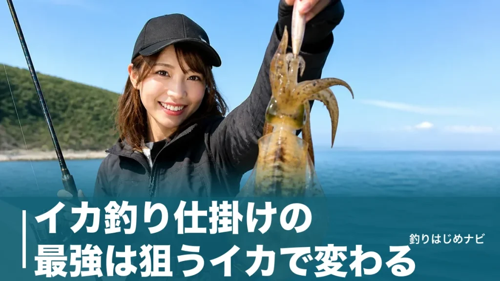 イカ釣り仕掛けの最強は狙うイカで変わる｜6タイプの使い分けと実売価格を徹底比較のアイキャッチ画像