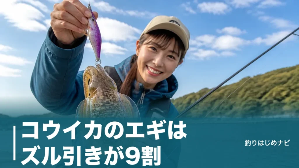 コウイカのエギはズル引きが9割｜底を這わせて釣る号数・カラー・誘い方の全知識のアイキャッチ画像