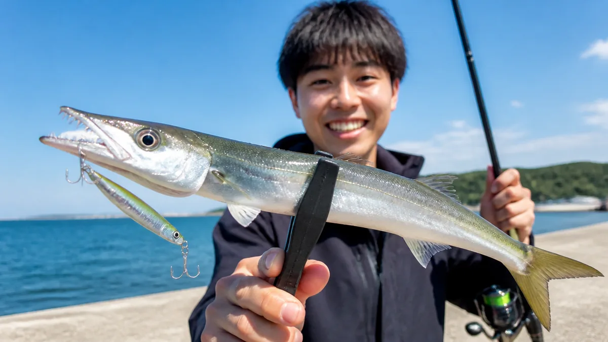 カマス ルアー釣りはなぜ初心者向き?堤防で数釣りできる3つの理由の解説画像